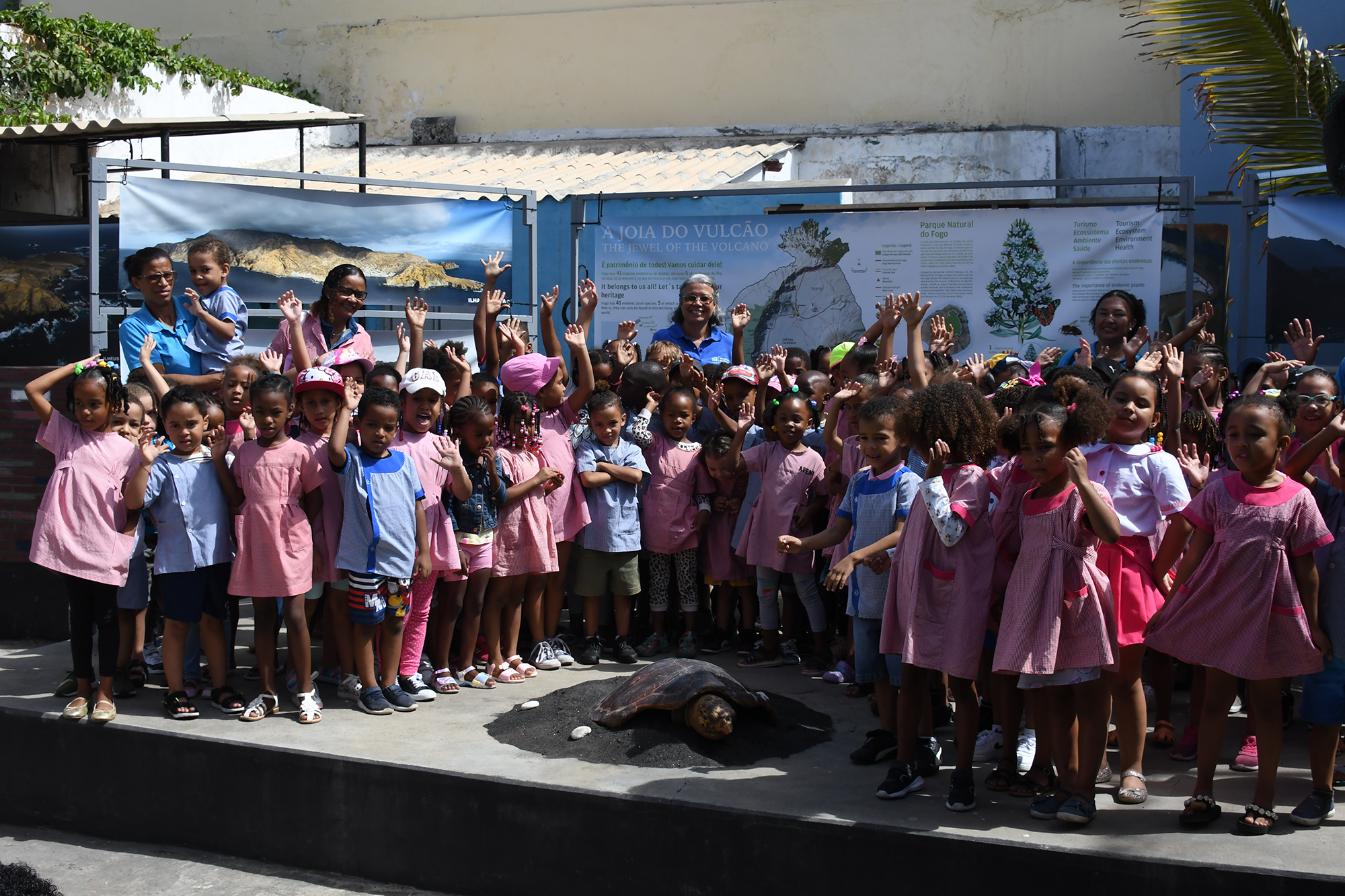 After a volcanic eruption in 2014, the community of Chã das Caldeiras has recovered and now lives in the village and works in agriculture and tourism.