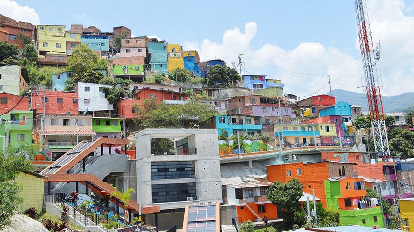 colorful houses