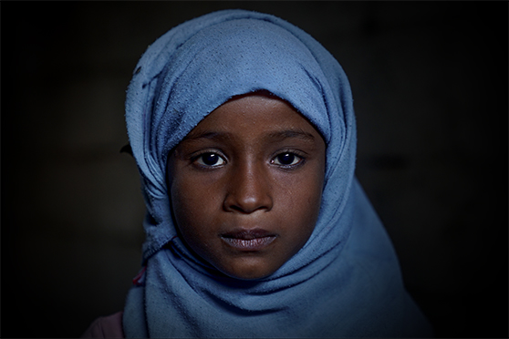 A girl in Yemen