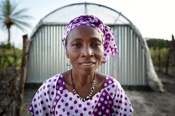 Portrait of an African rural woman