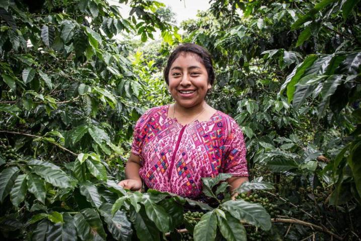 Women in forest.