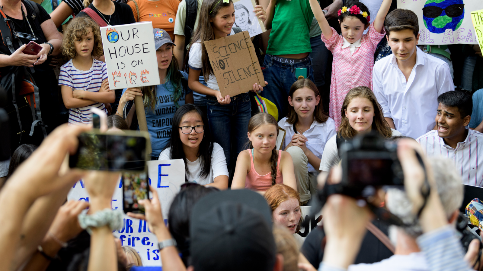 Greta Thunberg and climate activists